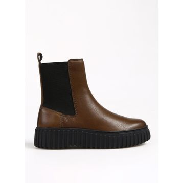 Clarks 26173859 Haki Deri Kadın Bot