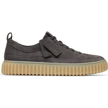 Clarks Torhill Lace Nubuk Koyu Gri Erkek Günlük Ayakkabı
