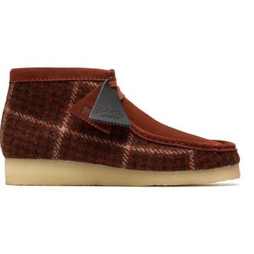 Clarks Wallabee Boot Kızıl Kahve Erkek Bot