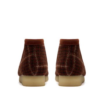 Clarks Wallabee Boot Kızıl Kahve Erkek Bot