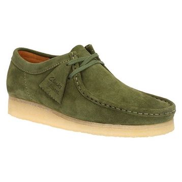 Clarks Wallabee Yeşil Erkek Ayakkabı