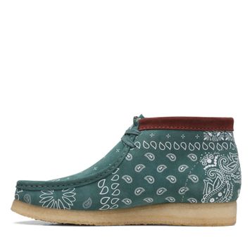 Clarks Wallabee Yeşil Erkek Ayakkabı