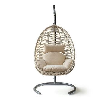 Clas Swing Krem Rattan Krem Oturumlu Salıncak