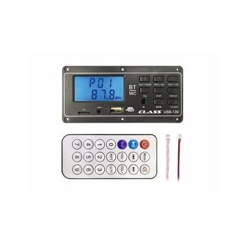 Class USB-130 Dijital Player Board Usb Sd Mıc Aux Bluetooth Kumandalı Ekranlı Çevirici