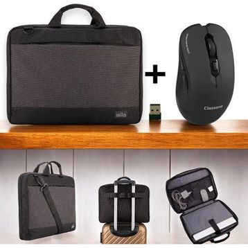 Classone Mila Ml-F100M 15.6" Tam Açılabilir Valiz Dizayn Notebook Çantası + Kablosuz Mouse