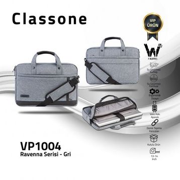 Classone Ravenna VP1004 Bordo 14 inç Çanta