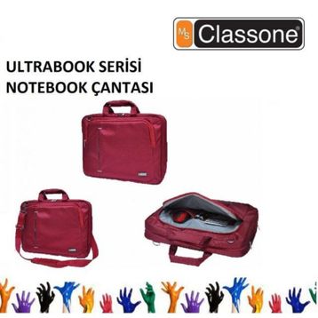 Classone UL162 15.6'' Kırmızı Notebook Çantası
