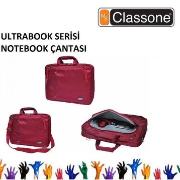 Classone UL162 15.6'' Kırmızı Notebook Çantası
