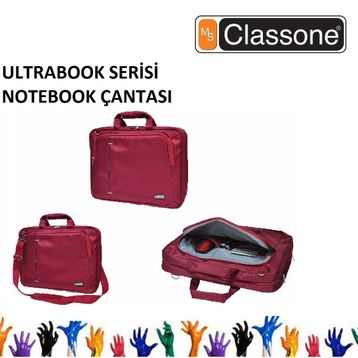 Classone UL162 15.6'' Kırmızı Notebook Çantası
