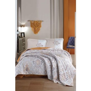 Clasy 200x220 cm Aramış Hardal Çift Kişilik Nevresim Takımı