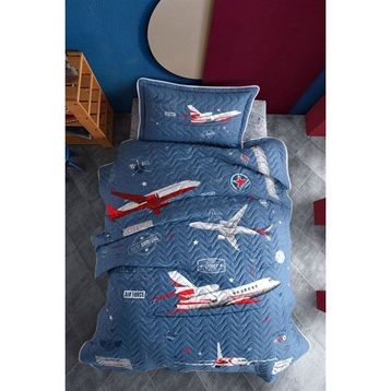 Clasy Arrival Ranforce V1 Tek Kişilik Mavi Yatak Örtüsü Set
