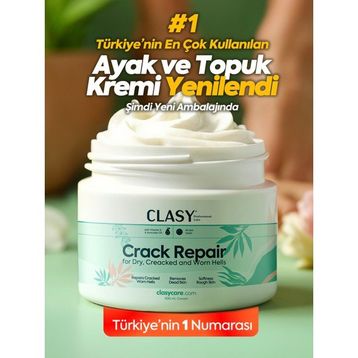 Clasy Care Topuk Çatlak ve Ayak 100 ml Bakım Kremi