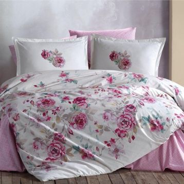 Clasy Desima V1 Pembe Çift Kişilik Nevresim Takımı