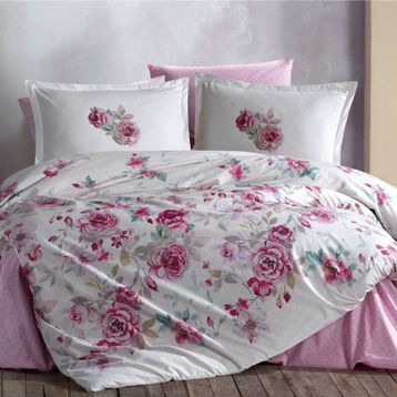 Clasy Desima V1 Pembe Çift Kişilik Nevresim Takımı