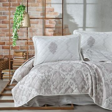 Clasy Fiorita Ranforce V2 Lila Çift Kişilik Yatak Örtüsü Seti