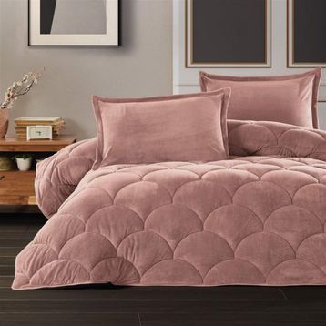 Clasy Fluffy Somon Çift Kişilik Wellsoft Yorgan