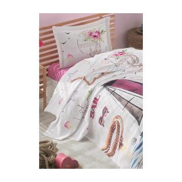 Clasy Genç Voyage V1 Tek Kişilik Pembe Pike Takım