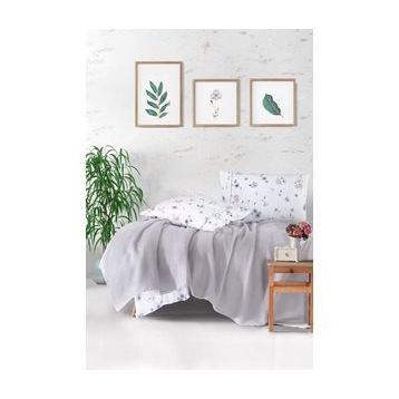 Clasy Metali Butik V5 Bej Tek Kişilik Pike Takımı