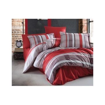 Clasy Palamor V1 Bordo 200x220 cm Saten Çift Kişilik Nevresim Takımı
