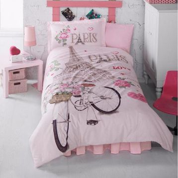 Clasy Paris Love Ranforce Tek Kişilik Uyku Seti