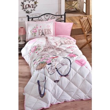 Clasy Paris Love Ranforce Tek Kişilik Uyku Seti