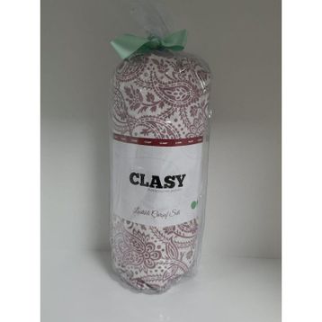 Clasy Ranforce Lastikli Lila Tek Kişilik Çarşaf Seti