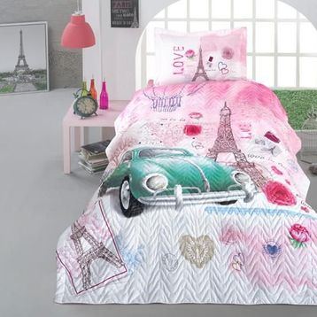 Clasy Romantic V1 Tek Kişilik Yatak Örtüsü