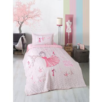 Clasy Romantic V1 Tek Kişilik Yatak Örtüsü