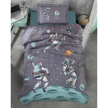 Clasy Space %100 Pamuk Tek Kişilik Yatak Örtüsü