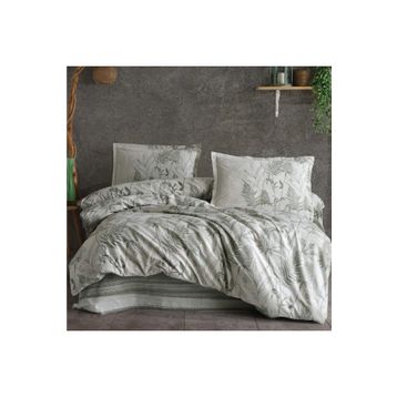 Clasy Tuva V1 Yeşil Ranforce Tek Kişilik 160x220 cm Nevresim Takımı