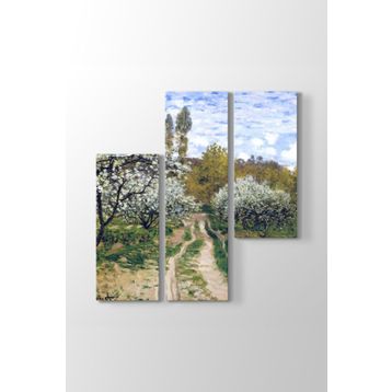 Claude Monet - Elma Ağaçları Tablosu