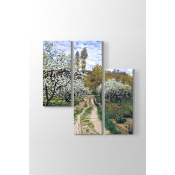 Claude Monet - Elma Ağaçları Tablosu