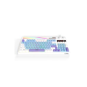 Claws Spectrum K1 Mavi RGB Membrane Kablolu Gaming Klavye