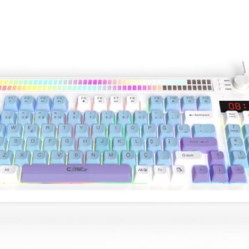Claws Spectrum K1 Mavi RGB Membrane Kablolu Gaming Klavye