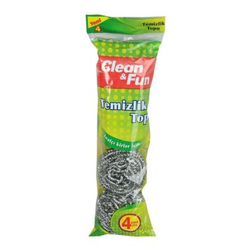 Clean & Fun 4x20 gr Bulaşık Ovma Teli