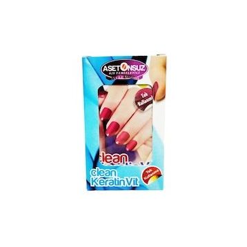Clean Keratin Vit 8'li Asetonsuz Oje Temizleyici Mendil