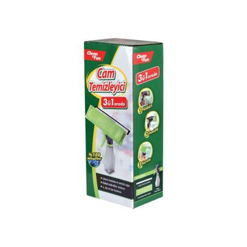 Clean&Fun Deterjan Hazneli Cam Temizleyici