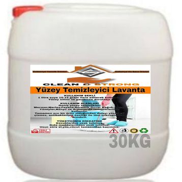 Clean&Strong Lavanta Esintisi 30 kg Yüzey Temizleyici