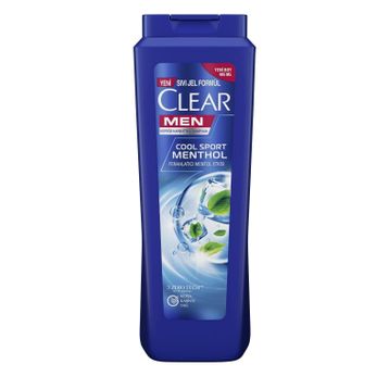 Clear 3x485 ml Men Kepeğe Karşı Etkili Ferahlatıcı Mentol Etkili Şampuan