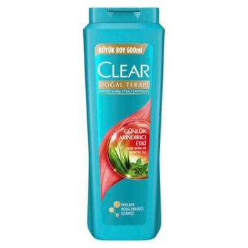 Clear 600 ml Aloe Vera ve Menthol Günlük Arındırıcı Şampuan
