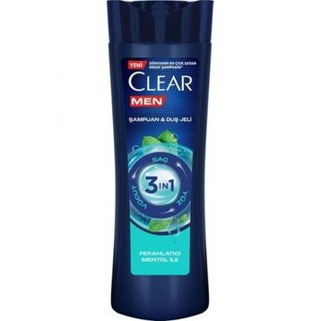 Clear Men Cool 350 ml Duş Jeli & Şampuan