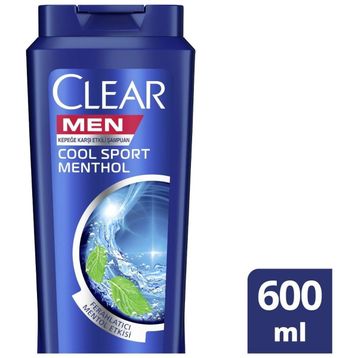 Clear Men Cool Sport Mentol 600 ml Şampuan