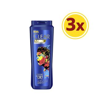 Clear Men Ronaldo 3x600 ml Şampuan