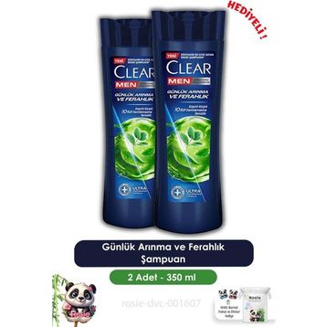 Clear Men Rosie 2x350 ml Günlük Arınma Ferahlık Şampuan