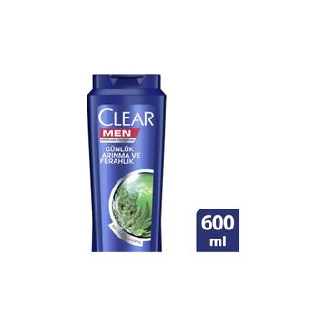 Clear Men Tüm Saçlar İçin 600 ml Arındırıcı Mentol ve Sedir Ağaçlı Şampuan
