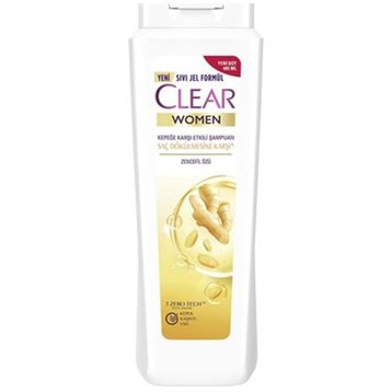 Clear Women Kepeğe Karşı Etkili 485 ml Saç Dökülmesine Karşı Zencefil Özlü Şampuan