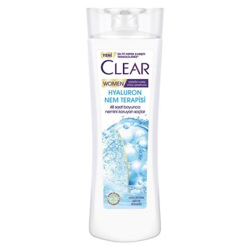 Clear Women Kepeğe Karşı Etkili Hyaluron Nem Terapisi 350 ml Saç Bakım Şampuanı
