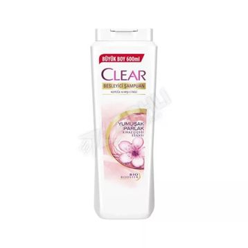 Clear Yumuşak Parlak Kiraz Çiçeği 600 ml x 4 Adet Şampuan