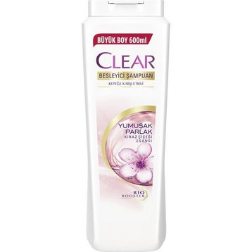 Clear Yumuşak Parlak Kiraz Çiçeği 600 ml x 4 Adet Şampuan