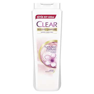 Clear Yumuşak Parlak Kiraz Çiçeği 600 ml x 4 Adet Şampuan